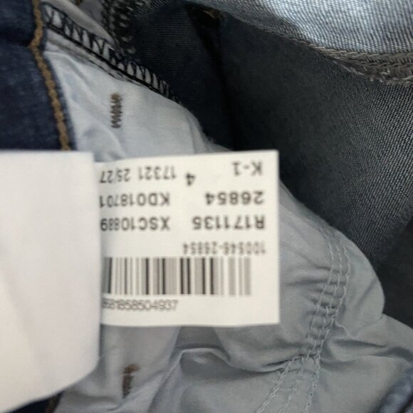 Mavi Niki Jeans Womens 25 Blue High Rise Straight Crop Ankle Raw Hem New - Picture 14 of 15